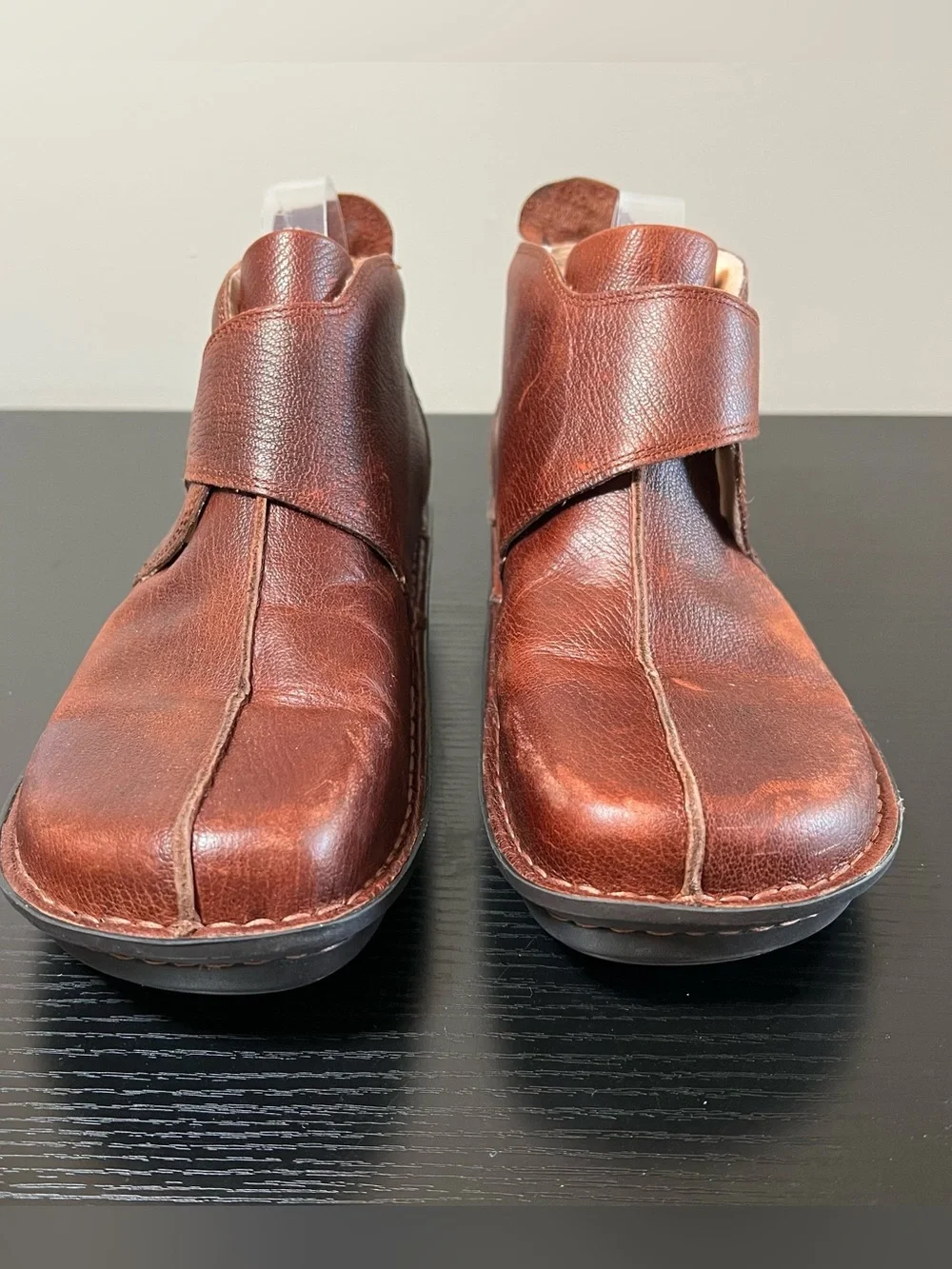 ALEGRIA Women’s Caiti‎ Ankle Boots Brown Leather 41